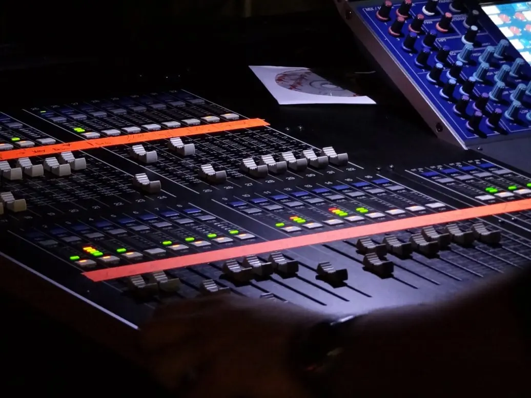 The Blue Rooms Mixing Desk